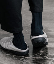 【SUBU/スブ】 サンダル F-line/ワンポイントロゴ刺繍モックシューズスリッポンスリッパ 15384