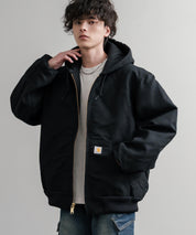 Carhartt カーハート DUCK QUILTED FLANNEL-LINED ACTIVE JACKET オーバーサイズアクティブフードジャケット 15385