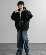 Carhartt カーハート DUCK QUILTED FLANNEL-LINED ACTIVE JACKET オーバーサイズアクティブフードジャケット 15385