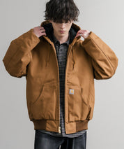 Carhartt カーハート DUCK QUILTED FLANNEL-LINED ACTIVE JACKET オーバーサイズアクティブフードジャケット 15385