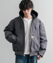 新色追加 Carhartt カーハート DUCK QUILTED FLANNEL-LINED ACTIVE JACKET オーバーサイズアクティブフードジャケット 15385