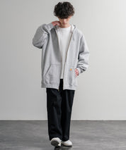 Carhartt カーハート MIDWEIGHT HOODED ZIP-FRONT SWEATSHIRT オーバーサイズ裏起毛長袖フルジップパーカー 15387