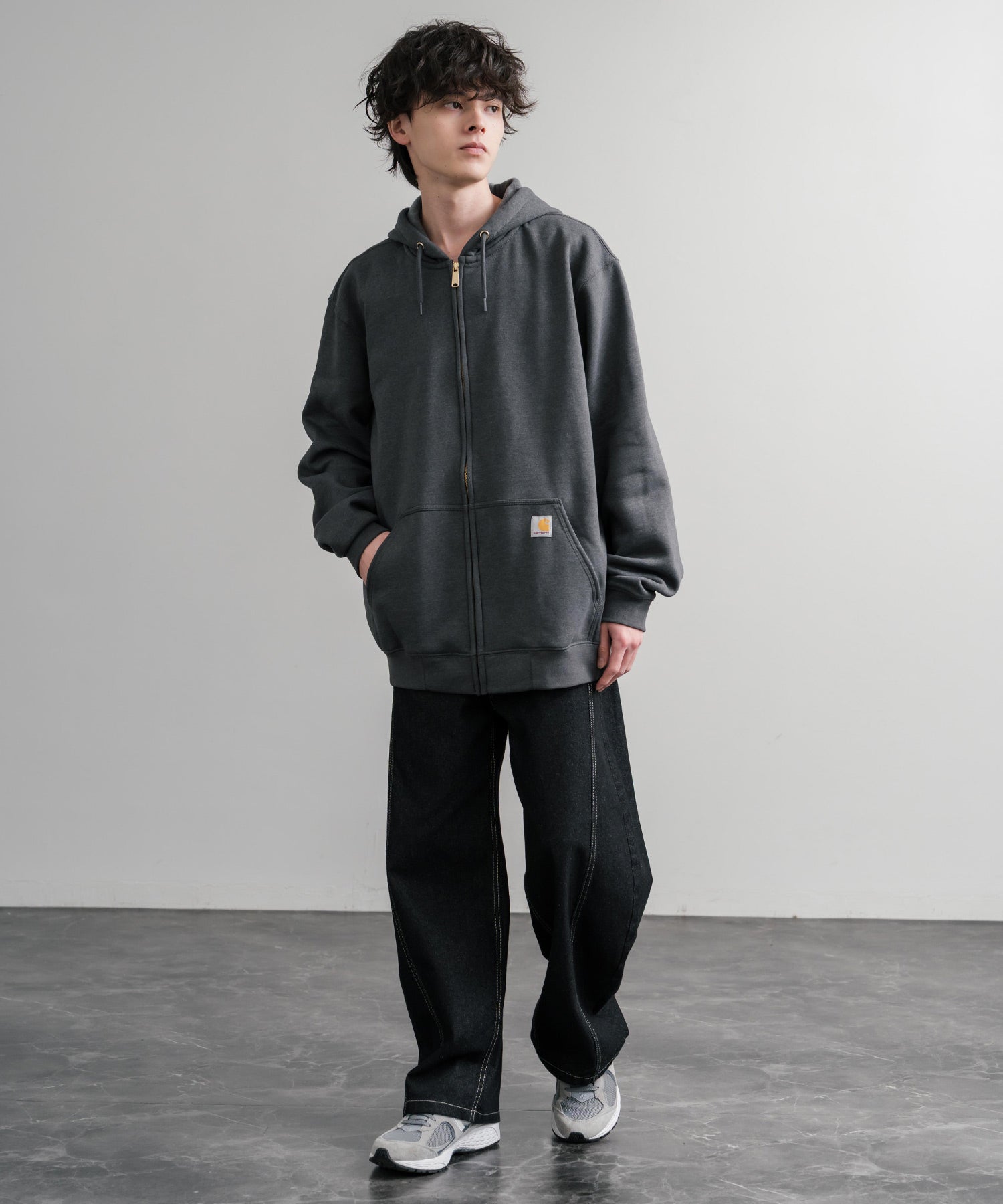Carhartt カーハート MIDWEIGHT HOODED ZIP-FRONT SWEATSHIRT オーバー