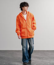 Carhartt カーハート MIDWEIGHT HOODED ZIP-FRONT SWEATSHIRT オーバーサイズ裏起毛長袖フルジップパーカー 15387