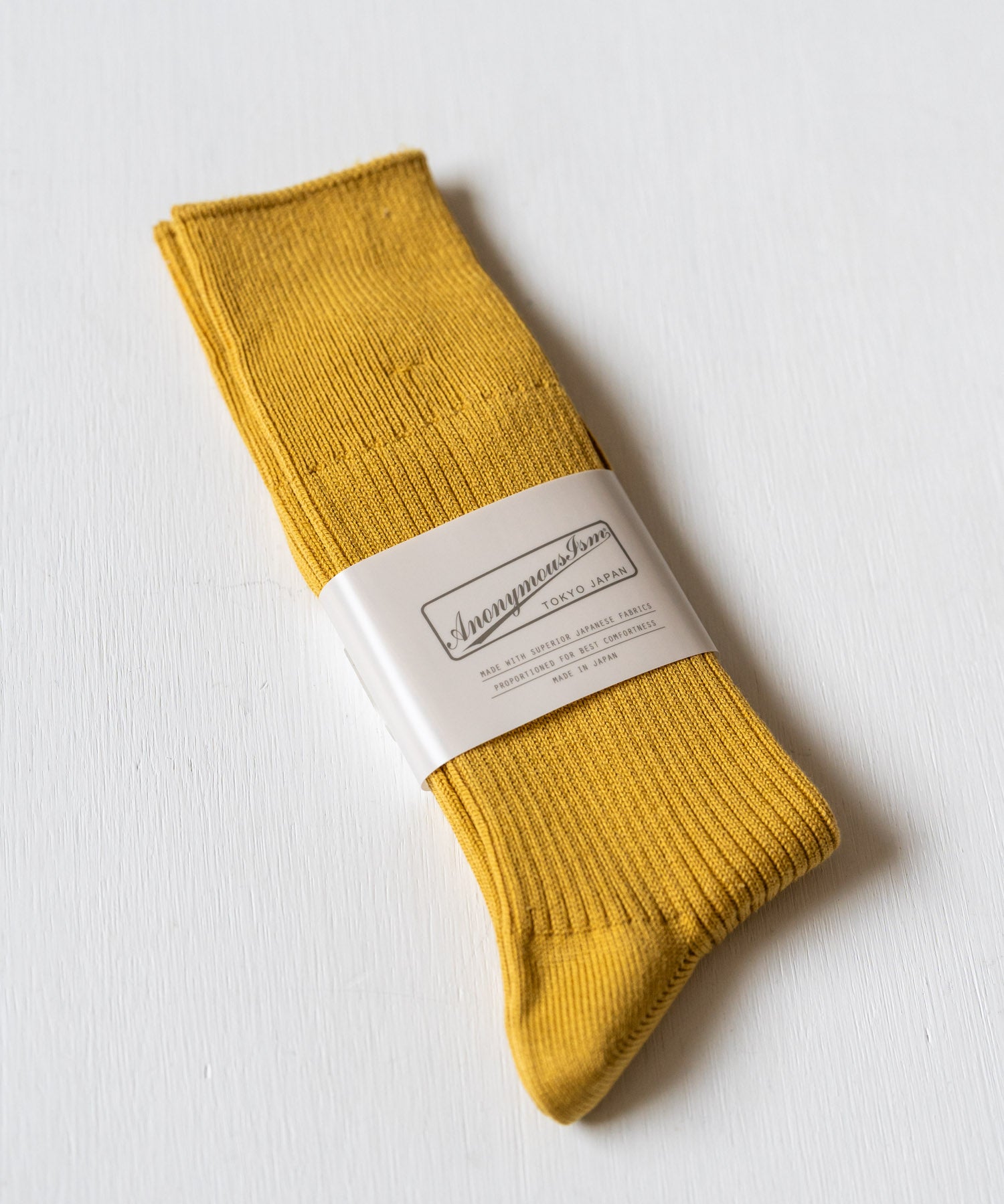 ANONYMOUSISM アノニマスイズム 日本製ブリリアントクルー丈スニーカーソックス 15391