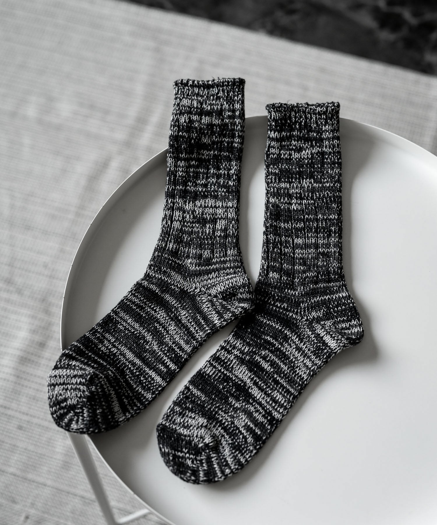 ANONYMOUSISM アノニマスイズム 日本製ミックスカラークルー丈スニーカーソックス 15392