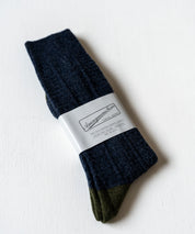 ANONYMOUSISM アノニマスイズム 日本製 国産 WOOLカシミヤリンクスコンビクルー丈スニーカーソックス 15395