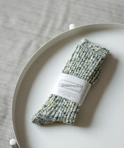 ANONYMOUSISM アノニマスイズム 日本製 国産 Homespan art yarn Crew ミックスカラークルー丈スニーカーソックス 15397