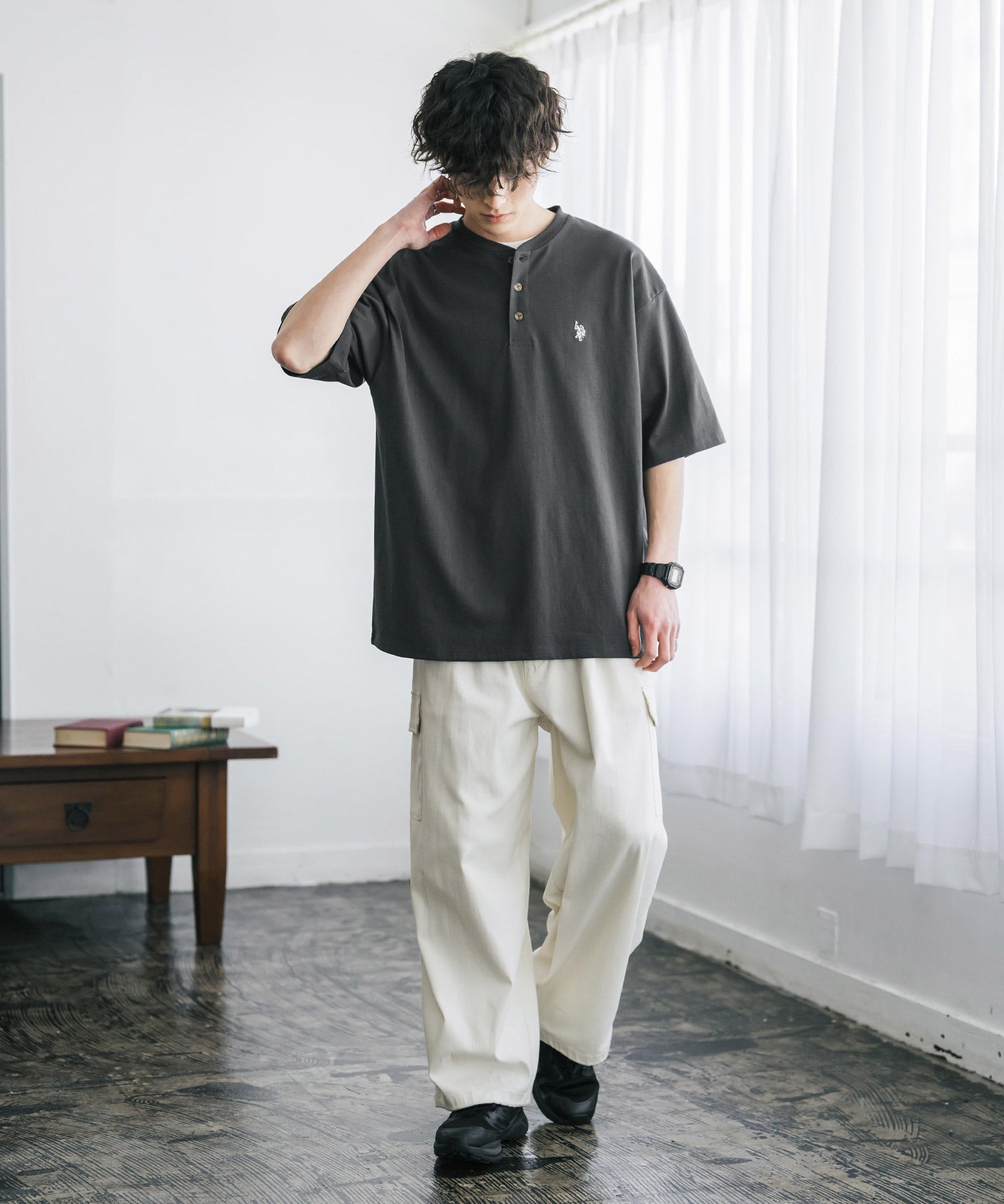 U.S. POLO ASSN. ユーエスポロアッスン 別注コラボワンポイントロゴ