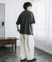 U.S. POLO ASSN. ユーエスポロアッスン 別注コラボワンポイントロゴ刺繍天竺ヘンリーネック半袖Tシャツ 15427