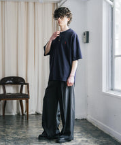 U.S. POLO ASSN. ユーエスポロアッスン 別注コラボワンポイントロゴ刺繍天竺ヘンリーネック半袖Tシャツ 15427