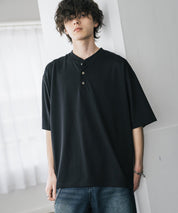 AIR TEC+ 接触冷感・遮熱・UVカット 多機能ヘンリーネック半袖Tシャツ 15428