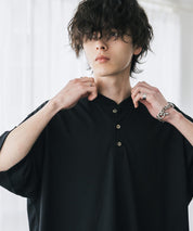 AIR TEC+ 接触冷感・遮熱・UVカット 多機能ヘンリーネック半袖Tシャツ 15428