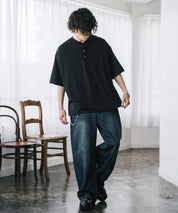 AIR TEC+ 接触冷感・遮熱・UVカット 多機能ヘンリーネック半袖Tシャツ 15428