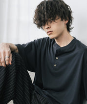 AIR TEC+ 接触冷感・遮熱・UVカット 多機能ヘンリーネック半袖Tシャツ 15428