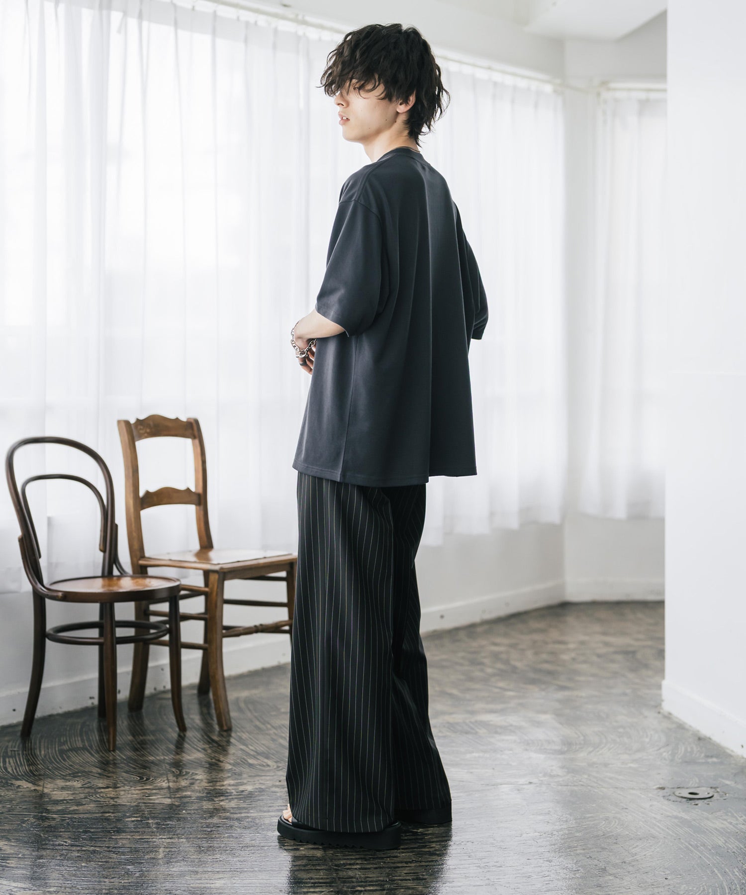 AIR TEC+ 接触冷感・遮熱・UVカット 多機能ヘンリーネック半袖Tシャツ 15428