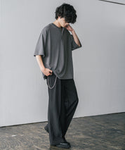 AIR TEC+ 接触冷感・遮熱・UVカット 多機能ヘンリーネック半袖Tシャツ 15428