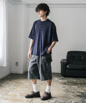 AIR TEC+ 接触冷感・遮熱・UVカット 多機能ヘンリーネック半袖Tシャツ 15428