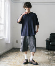 AIR TEC+ 接触冷感・遮熱・UVカット 多機能ヘンリーネック半袖Tシャツ 15428