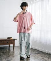 AIR TEC+ 接触冷感・遮熱・UVカット 多機能ヘンリーネック半袖Tシャツ 15428