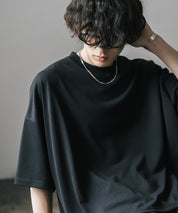 AIR TEC+ 接触冷感・遮熱・UVカット 多機能オーバーサイズショート丈半袖Tシャツ 15429