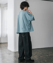 AIR TEC+ 接触冷感・遮熱・UVカット 多機能オーバーサイズショート丈半袖Tシャツ 15429