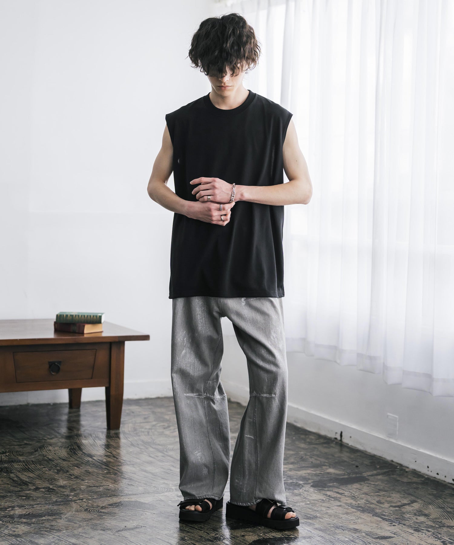 AIR TEC+ 接触冷感・遮熱・UVカットノースリーブTシャツ 15430