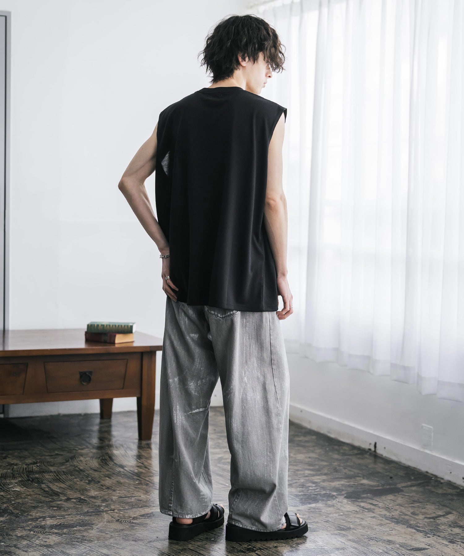 AIR TEC+ 接触冷感・遮熱・UVカットノースリーブTシャツ 15430