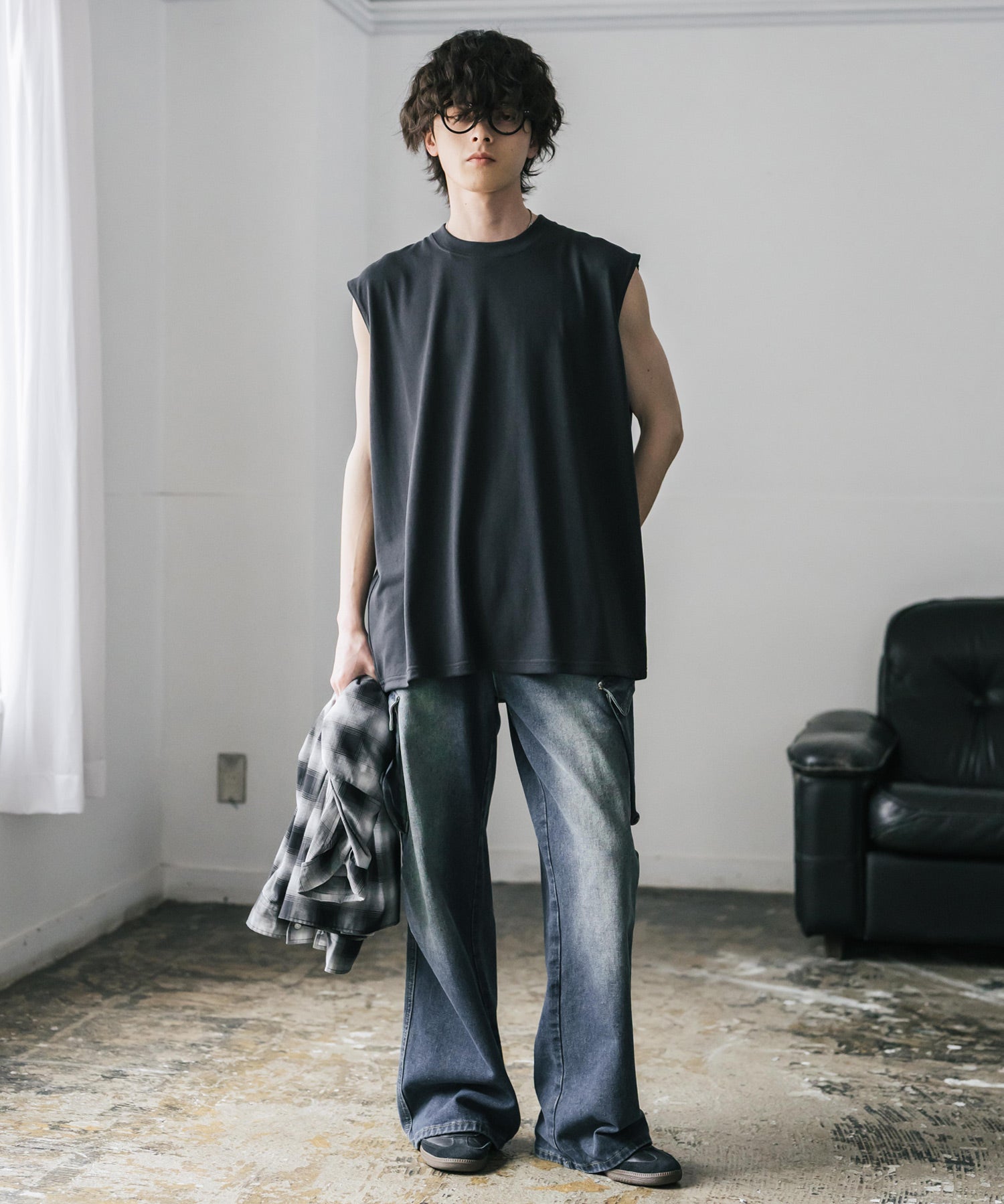 AIR TEC+ 接触冷感・遮熱・UVカットノースリーブTシャツ 15430