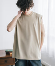 AIR TEC+ 接触冷感・遮熱・UVカットノースリーブTシャツ 15430