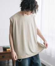 AIR TEC+ 接触冷感・遮熱・UVカットノースリーブTシャツ 15430