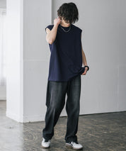 AIR TEC+ 接触冷感・遮熱・UVカットノースリーブTシャツ 15430