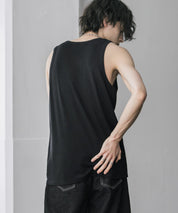 AIR TEC+ 接触冷感・遮熱・UVカットリブタンクトップ 15431