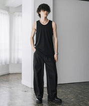 AIR TEC+ 接触冷感・遮熱・UVカットリブタンクトップ 15431