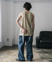 AIR TEC+ 接触冷感・遮熱・UVカットリブタンクトップ 15431