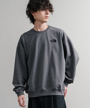 日本未展開モデル THE NORTH FACE ザ・ノースフェイス WHITE LABEL ホワイトレーベル TNF GO-TO SWEATSHIRTS ワンポイントロゴ刺繍クルーネック長袖スウェットトレーナー 15433