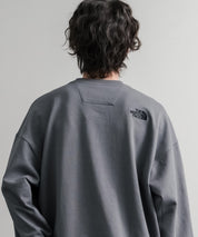 日本未展開モデル THE NORTH FACE ザ・ノースフェイス WHITE LABEL ホワイトレーベル TNF GO-TO SWEATSHIRTS ワンポイントロゴ刺繍クルーネック長袖スウェットトレーナー 15433