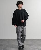 日本未展開モデル THE NORTH FACE ザ・ノースフェイス WHITE LABEL ホワイトレーベル TNF GO-TO SWEATSHIRTS ワンポイントロゴ刺繍クルーネック長袖スウェットトレーナー 15433