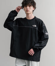 日本未展開モデル THE NORTH FACE ザ・ノースフェイス WHITE LABEL ホワイトレーベル TNF LOGO CREWNECK ワンポイントロゴステッチ長袖カットソー 15434