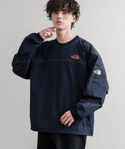 日本未展開モデル THE NORTH FACE ザ・ノースフェイス WHITE LABEL ホワイトレーベル TNF LOGO CREWNECK ワンポイントロゴステッチ長袖カットソー 15434