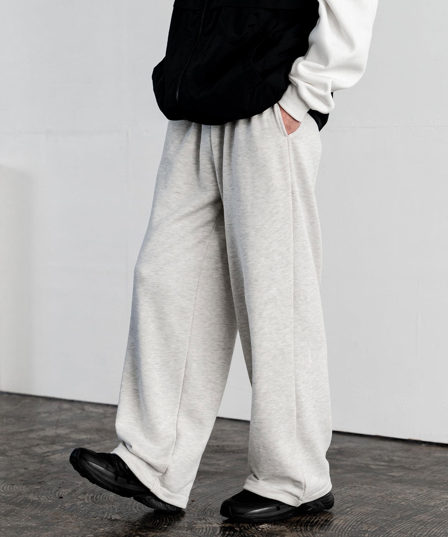 裏毛ワイドイージースウェットパンツ 15437 【セットアップ可能】