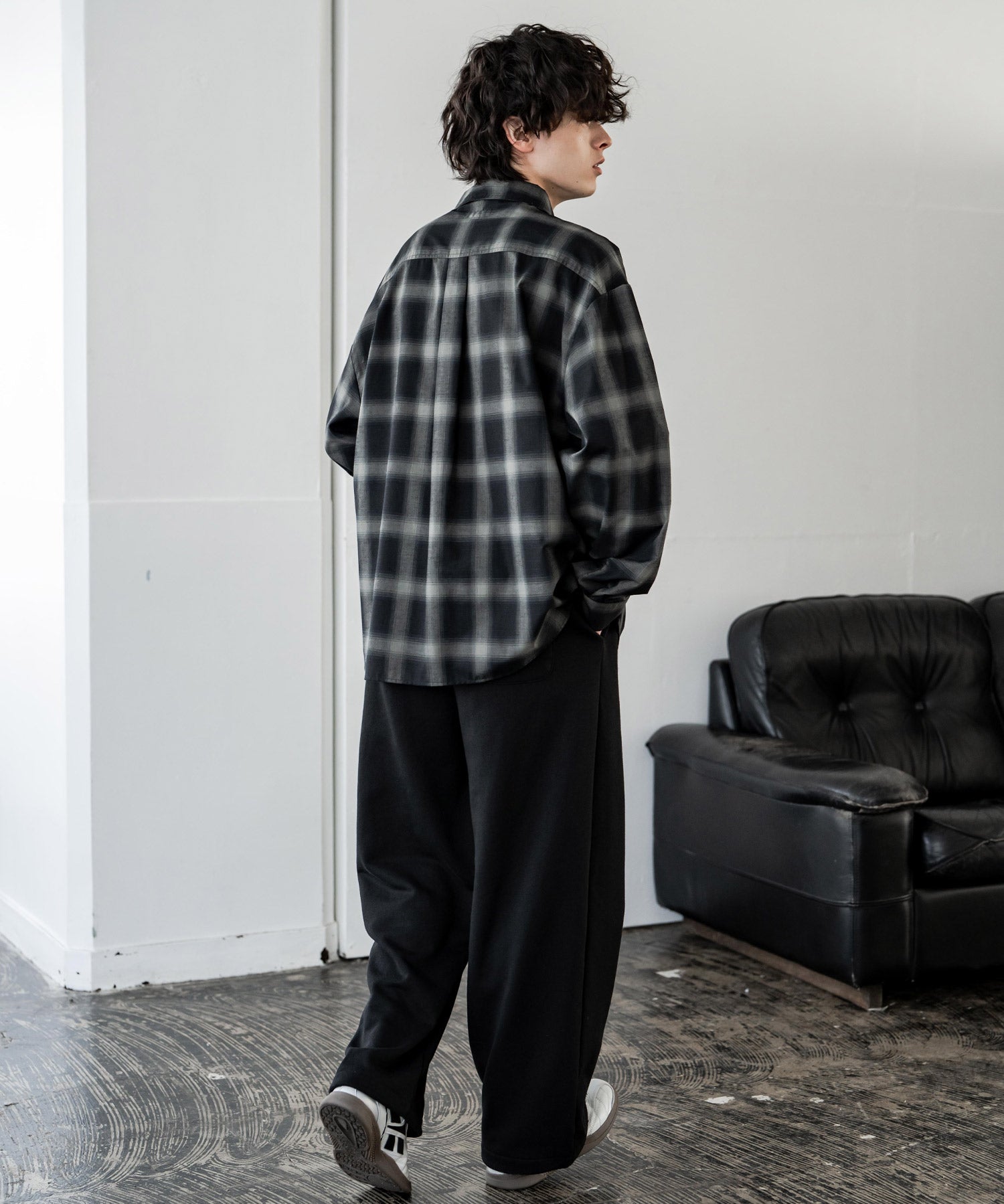 裏毛ワイドイージースウェットパンツ 15437 【セットアップ可能】