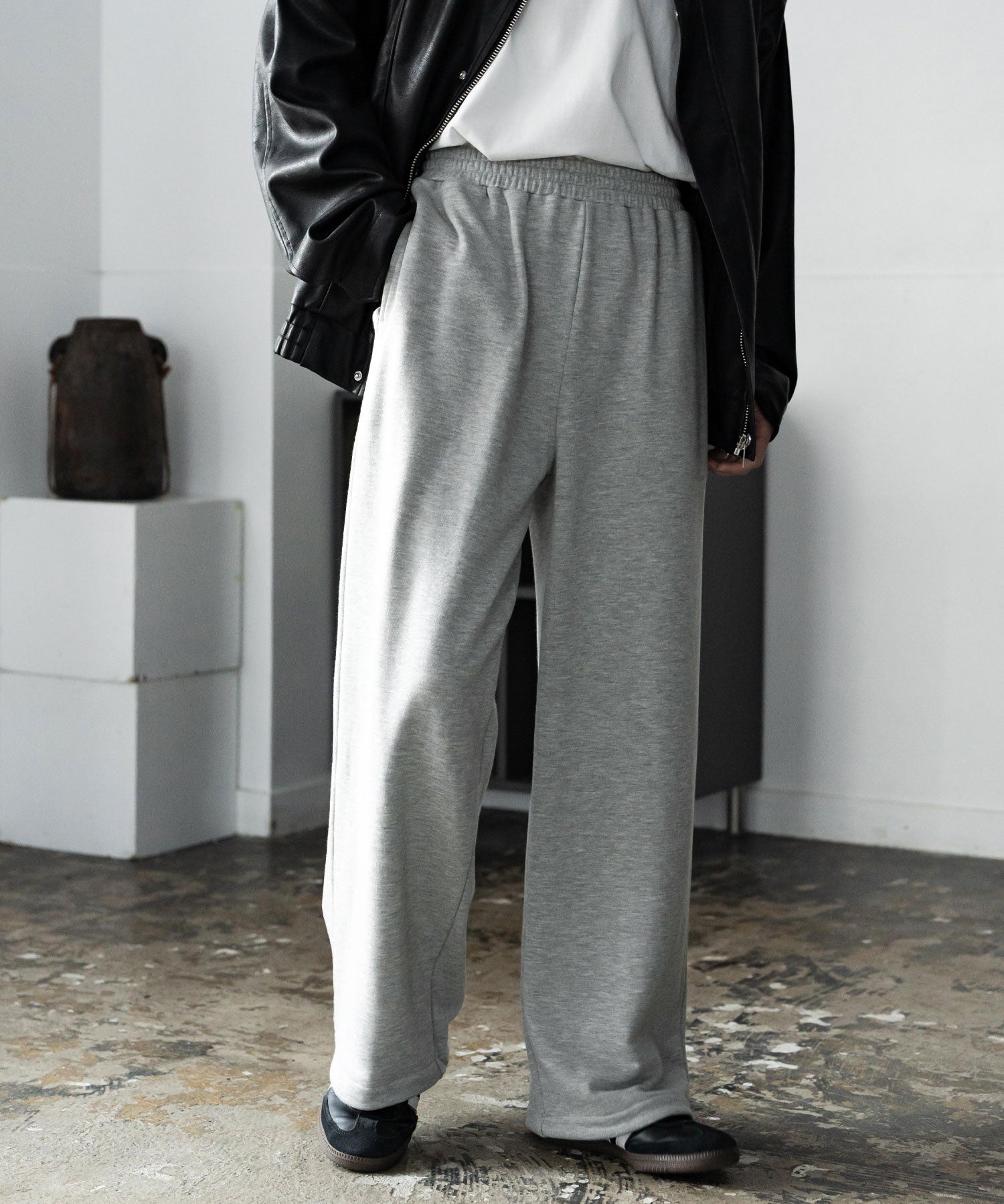 裏毛ワイドイージースウェットパンツ 15437 【セットアップ可能】