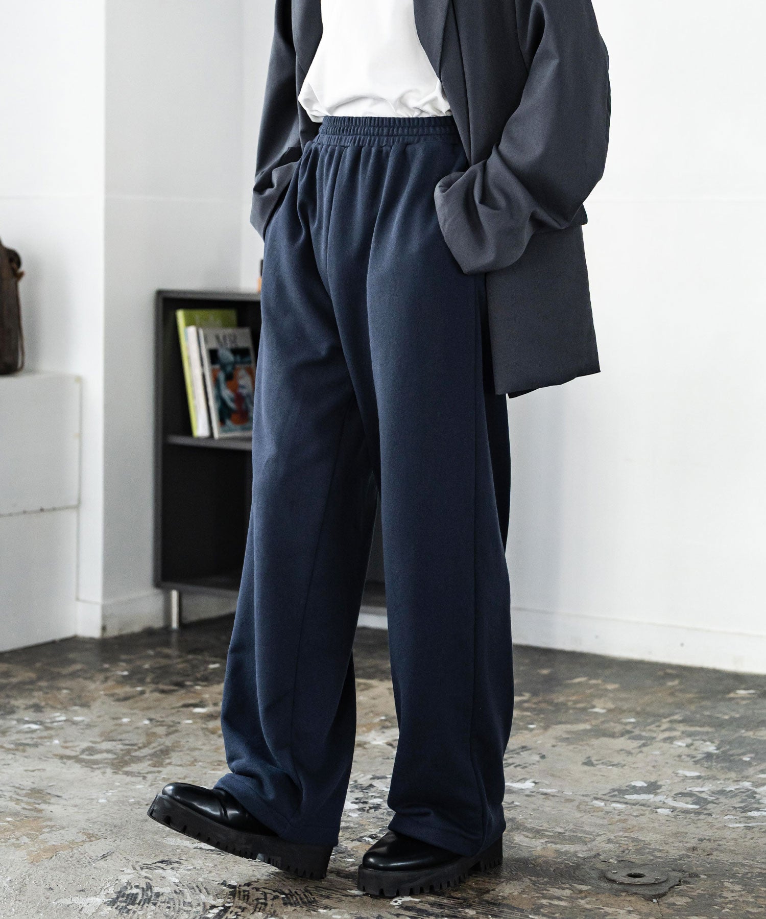 裏毛ワイドイージースウェットパンツ 15437 【セットアップ可能】