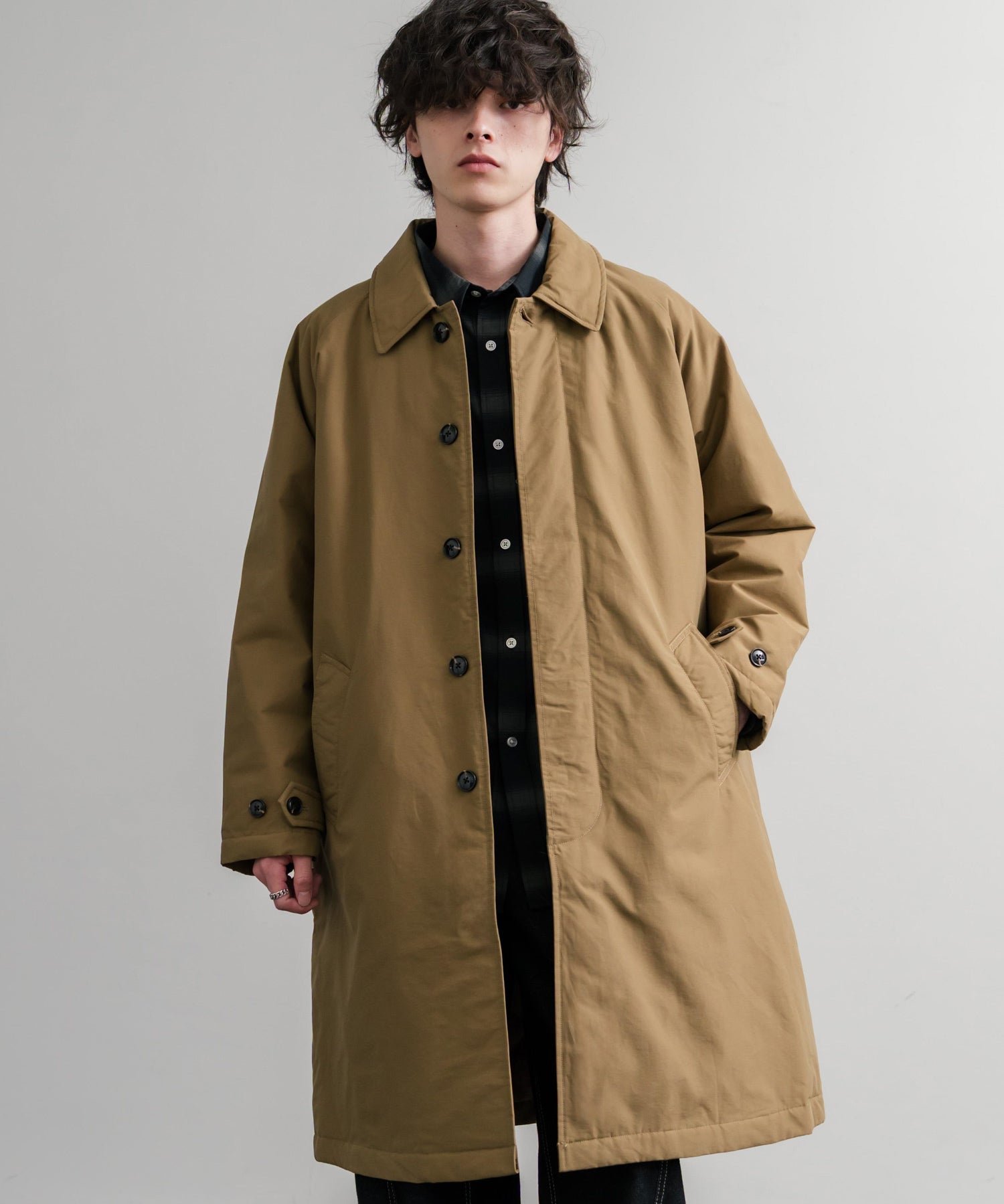 Audience オーディエンス 新色追加 60/40クロス Sorona Dupont 中綿 ステンカラーコート AUD7354 15440