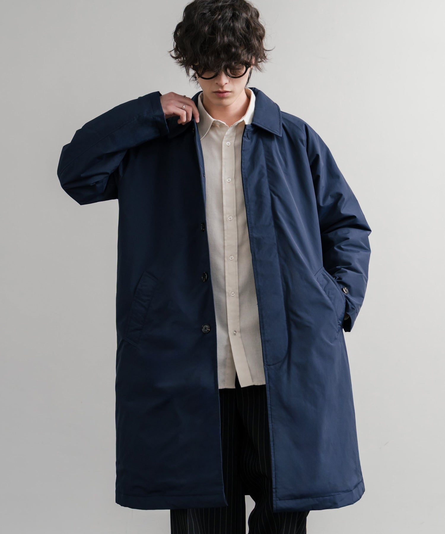 Audience オーディエンス 新色追加 60/40クロス Sorona Dupont 中綿 ステンカラーコート AUD7354 15440