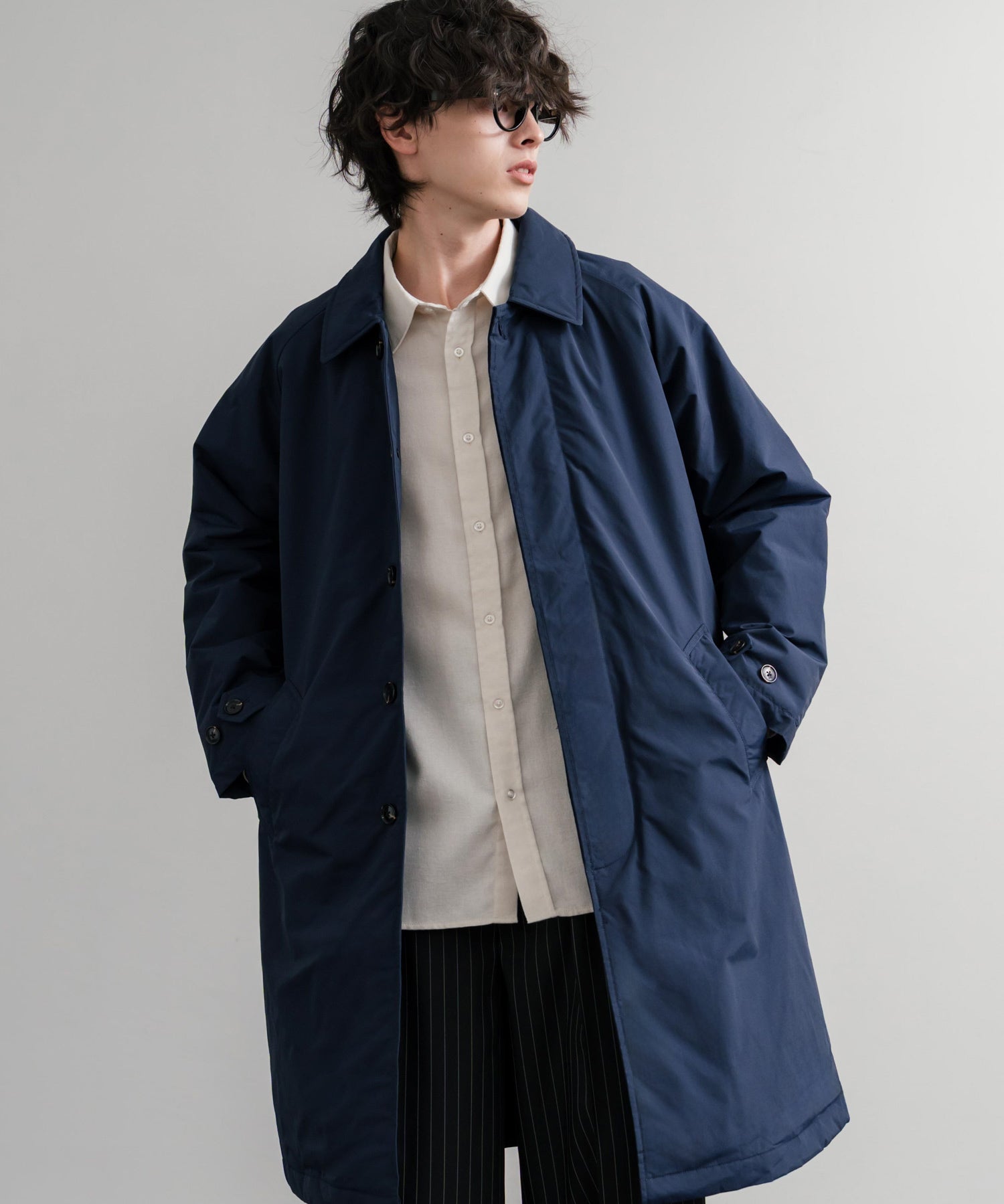 Audience オーディエンス 新色追加 60/40クロス Sorona Dupont 中綿 ステンカラーコート AUD7354 15440