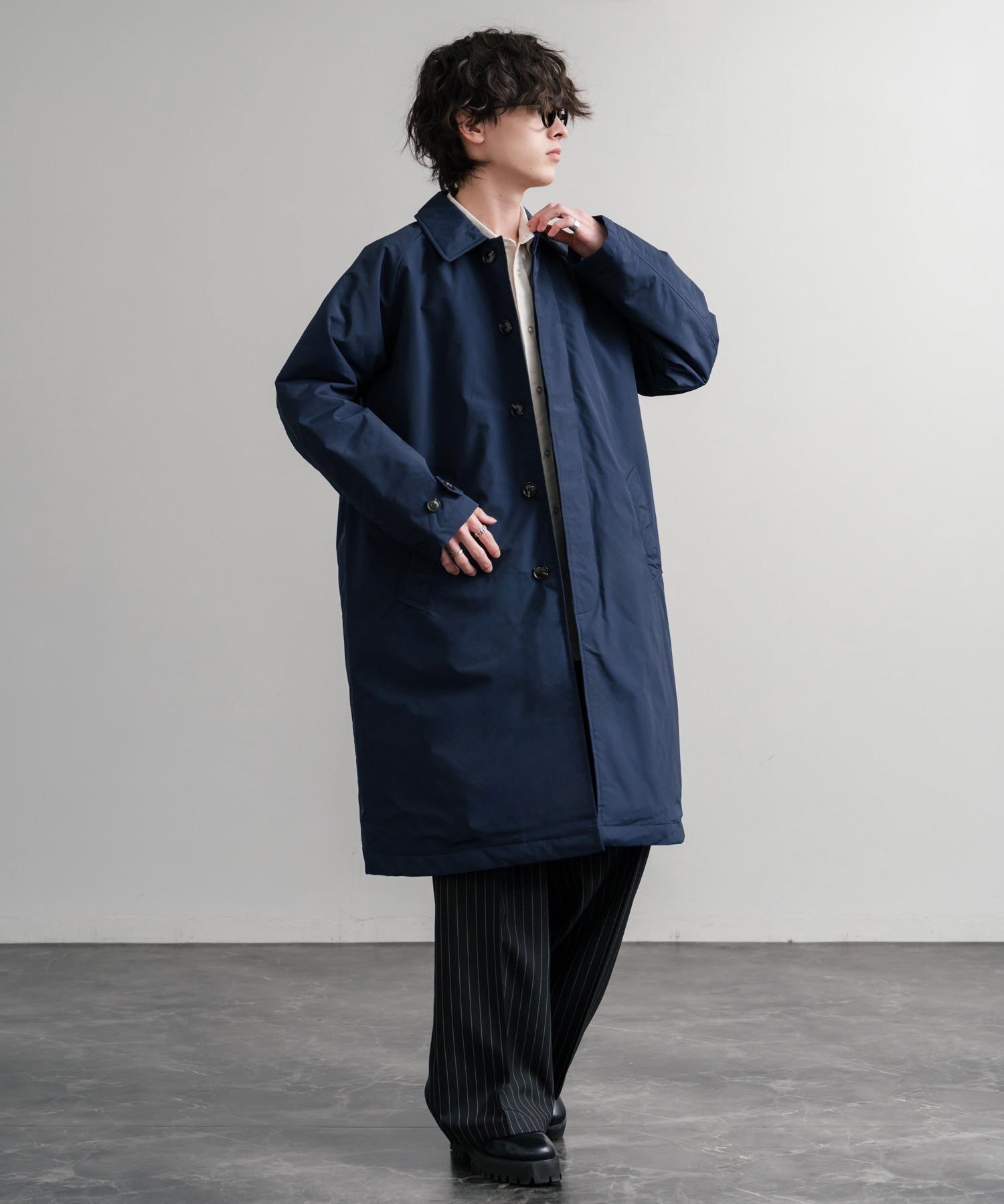 Audience オーディエンス 新色追加 60/40クロス Sorona Dupont 中綿 ステンカラーコート AUD7354 15440