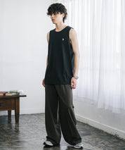 U.S. POLO ASSN. ユーエスポロアッスン 別注コラボワンポイントロゴ刺繍天竺タンクトップ/ノースリーブTee 15441