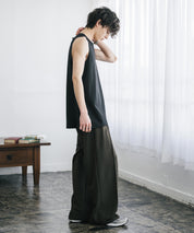 U.S. POLO ASSN. ユーエスポロアッスン 別注コラボワンポイントロゴ刺繍天竺タンクトップ/ノースリーブTee 15441